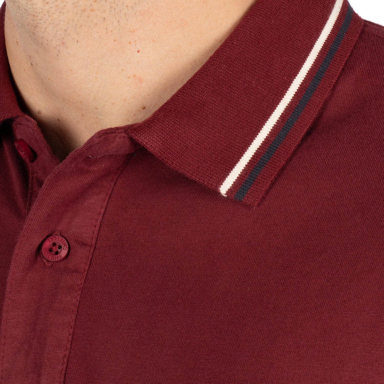 Plain rugby polo shirt