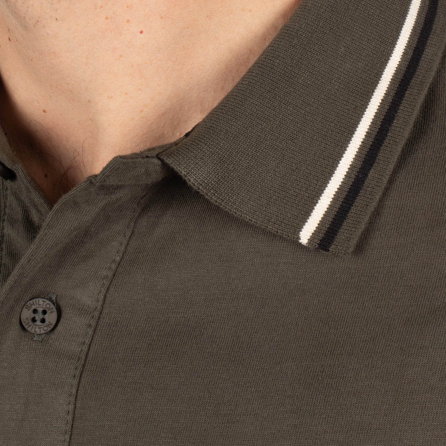Plain rugby polo shirt