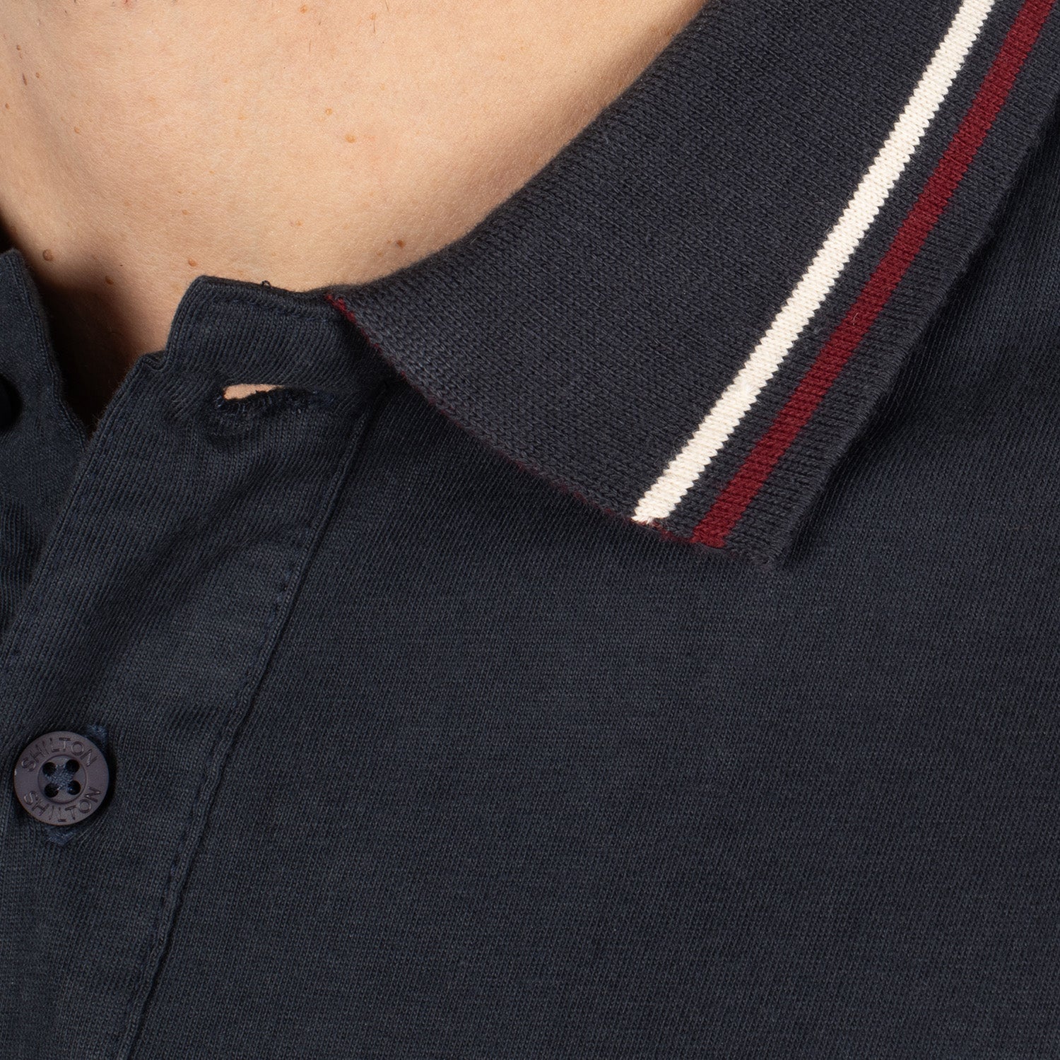 Plain rugby polo shirt