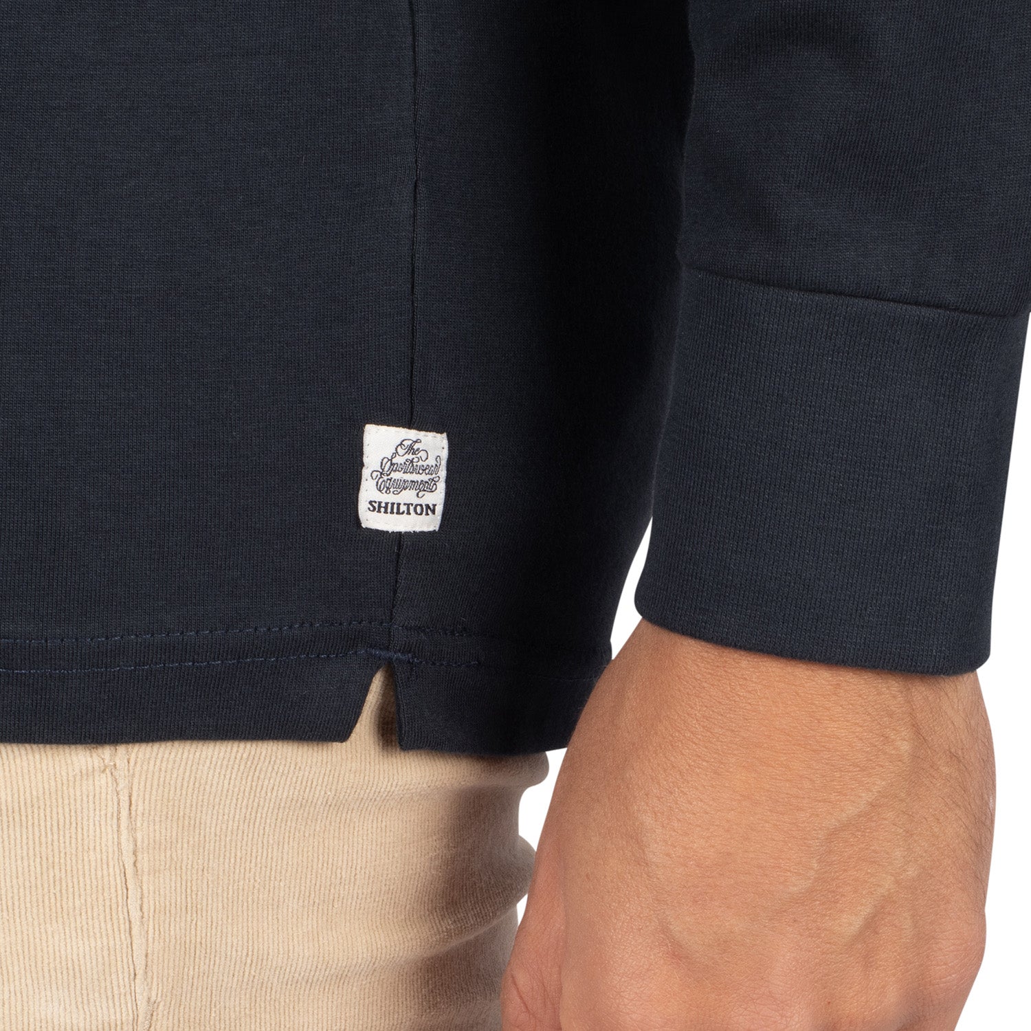 Plain rugby polo shirt