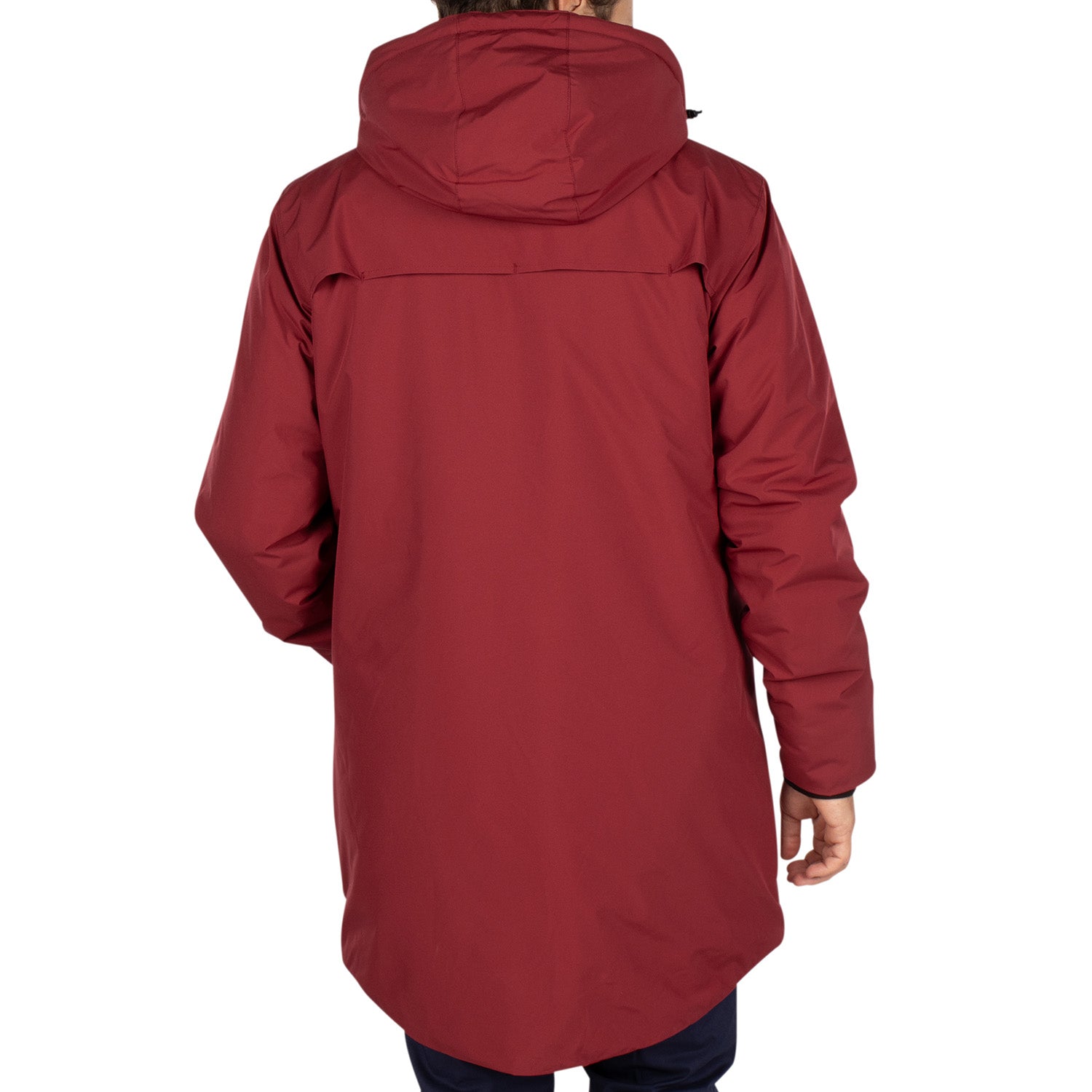 Rain hooded parka