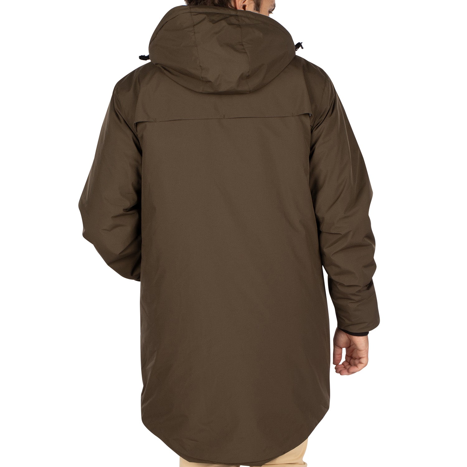 Rain hooded parka