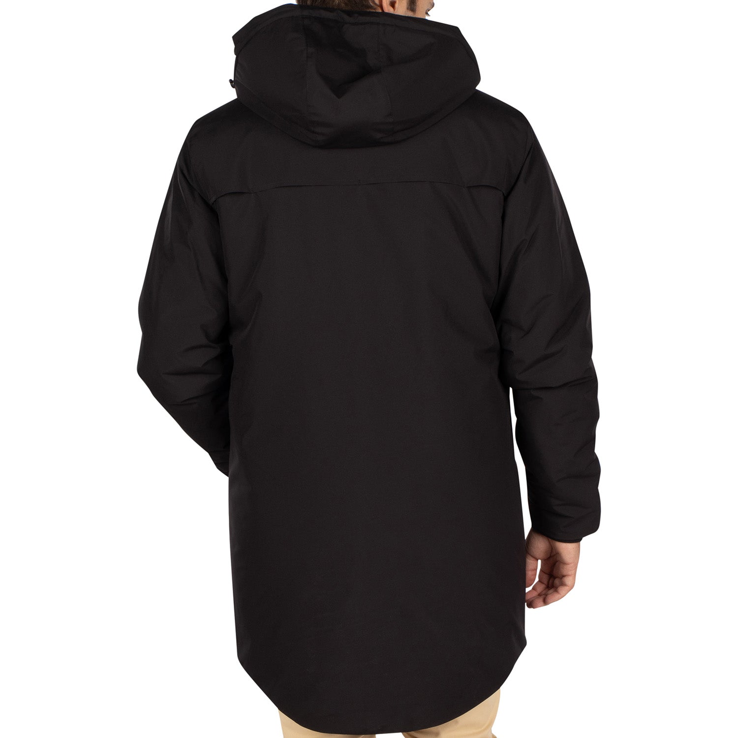 Rain hooded parka