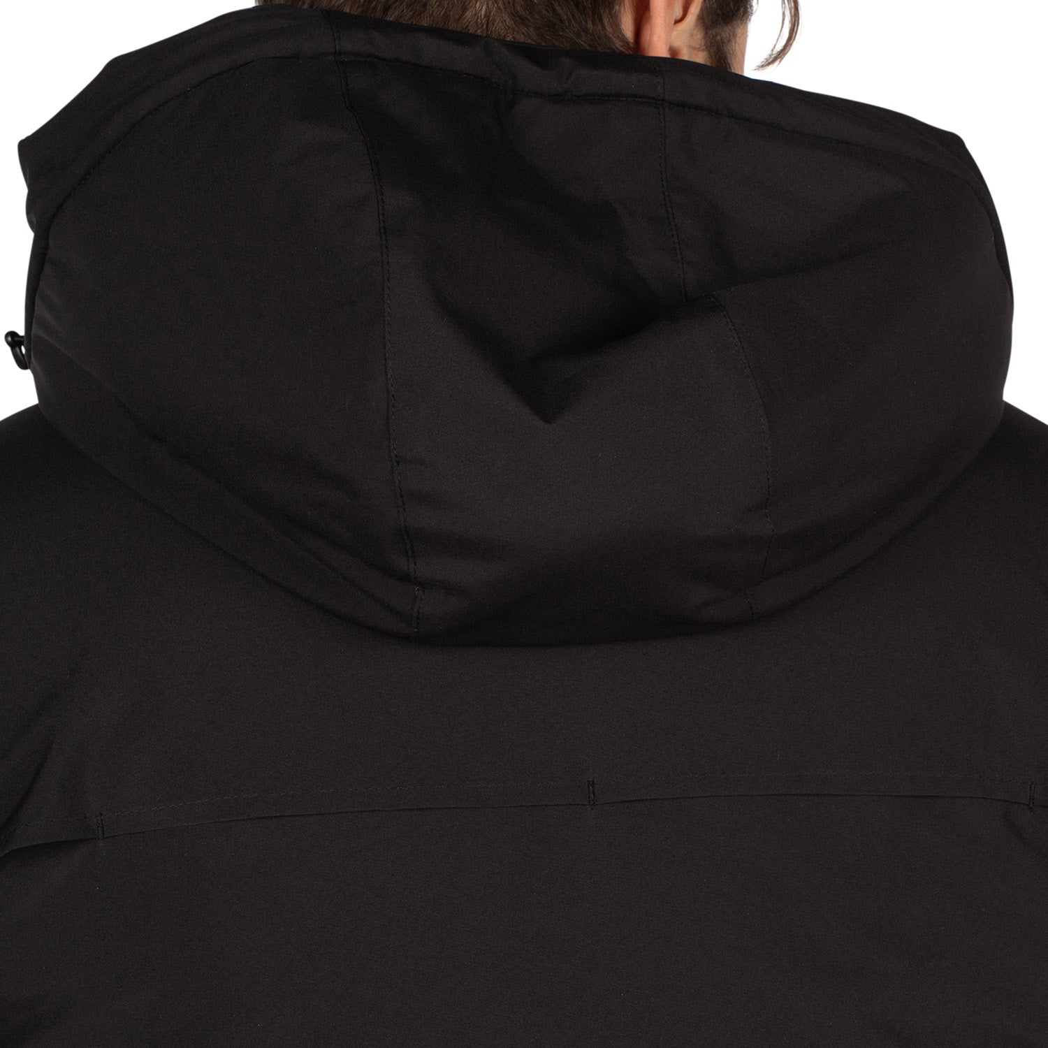 Rain hooded parka