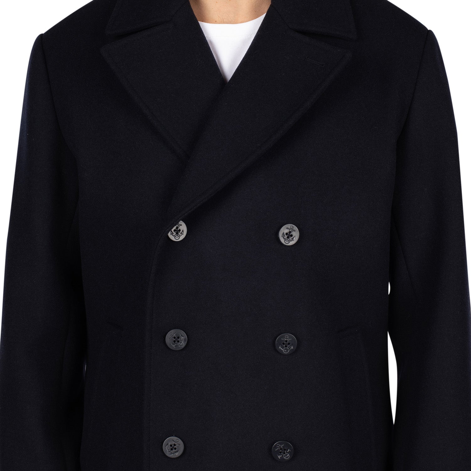 Wool pea jacket