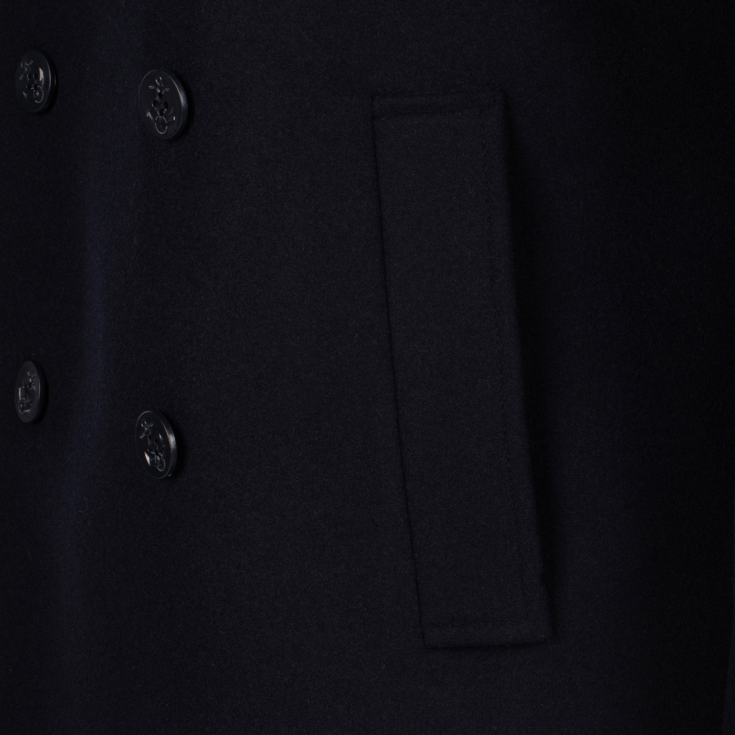 Wool pea jacket