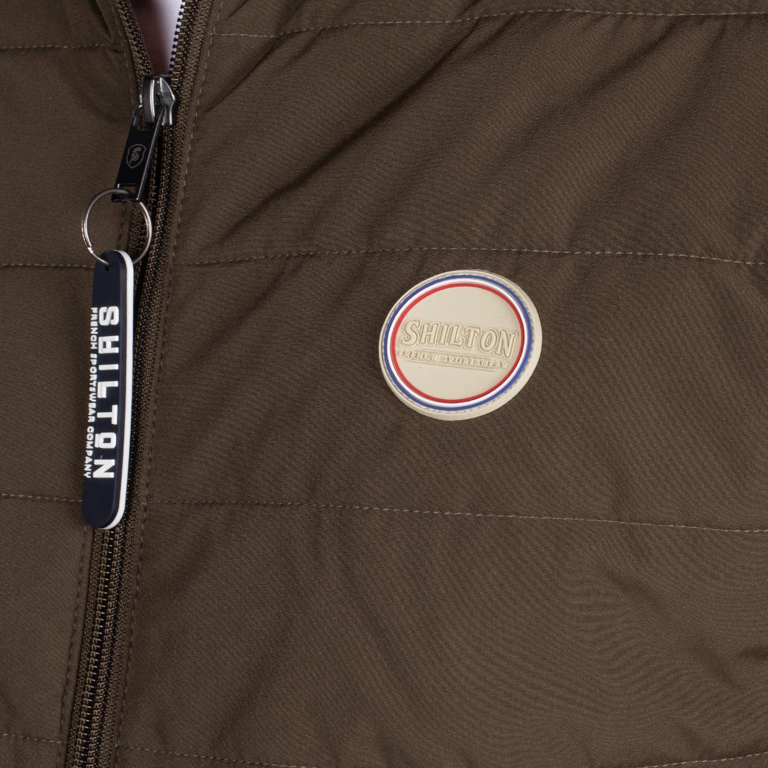 Hooded down jacket