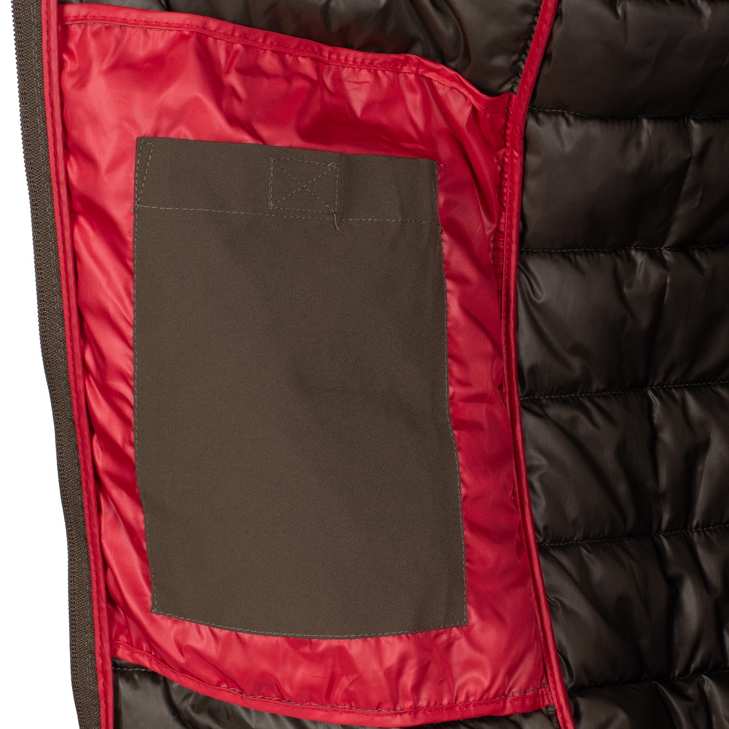 Hooded down jacket