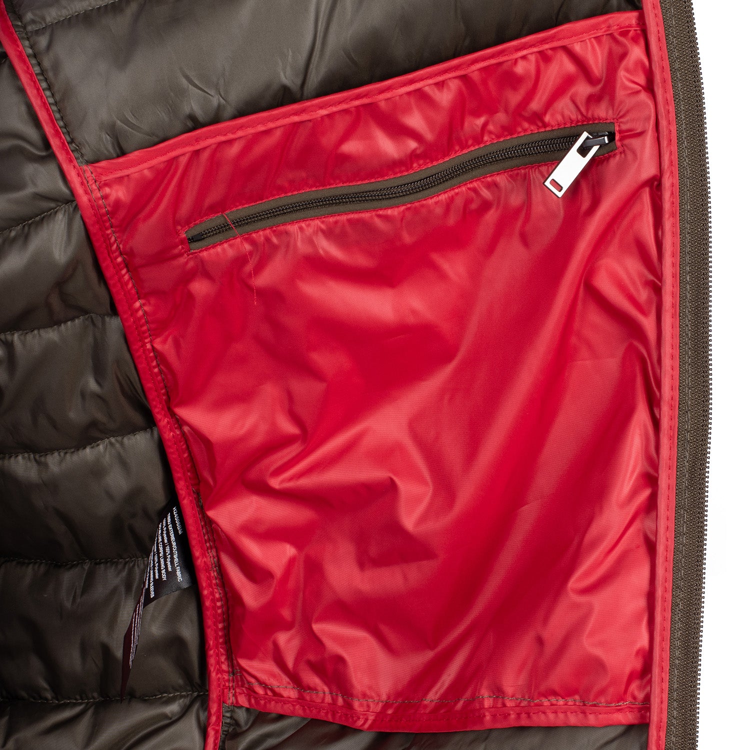 Hooded down jacket