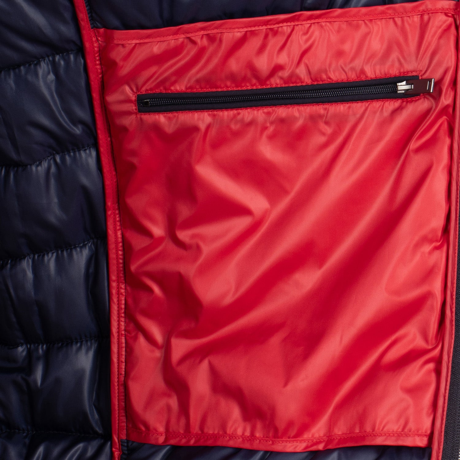 Hooded down jacket