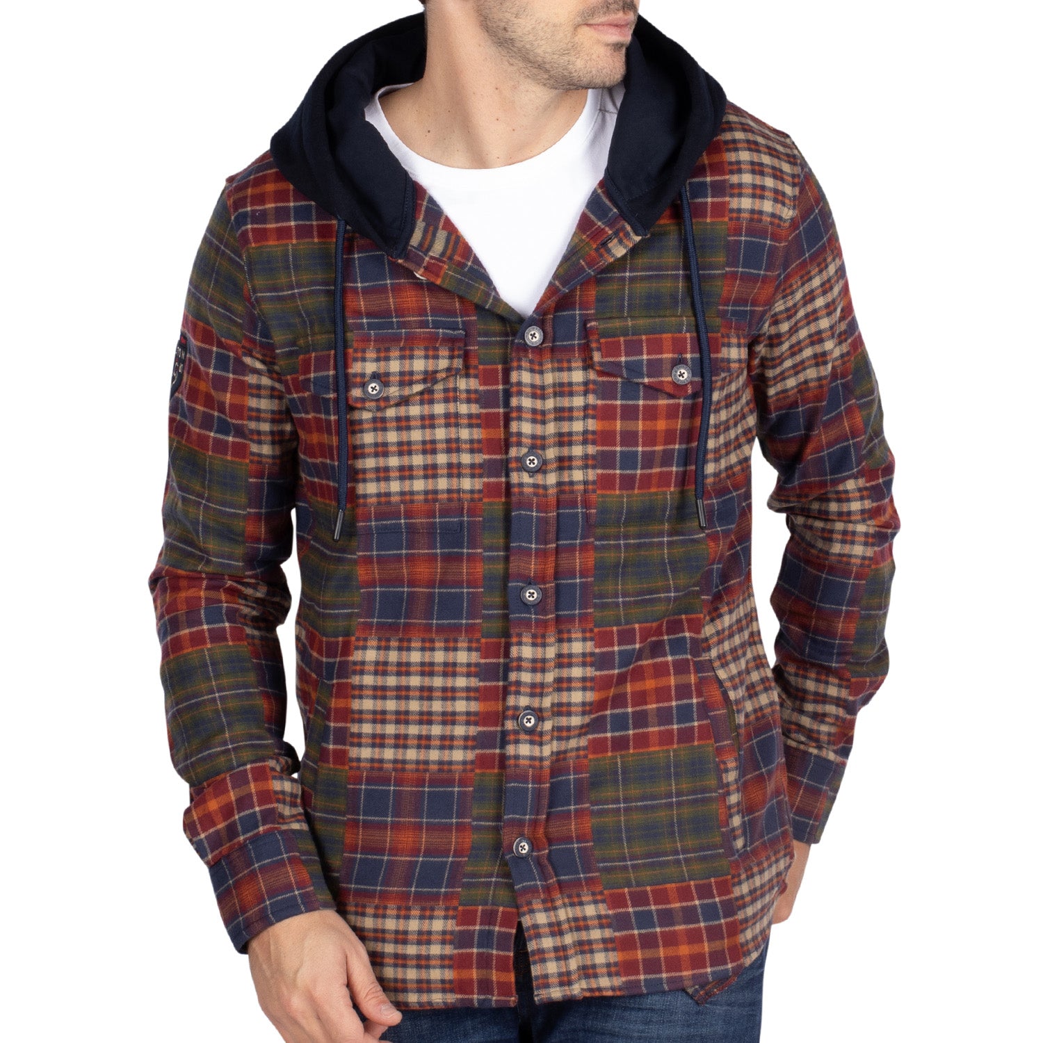 Checked overshirt