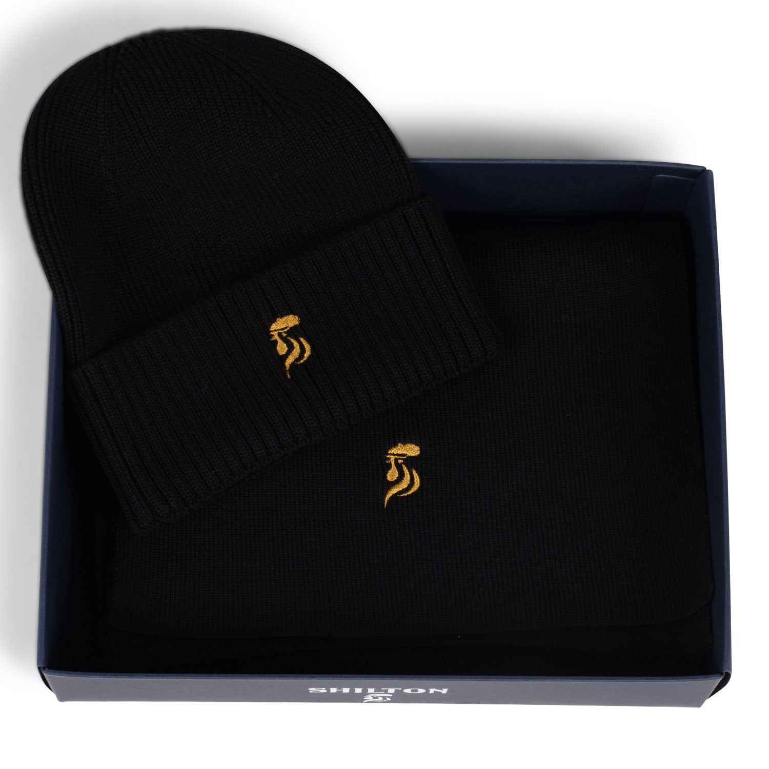 Plain hat and scarf pack