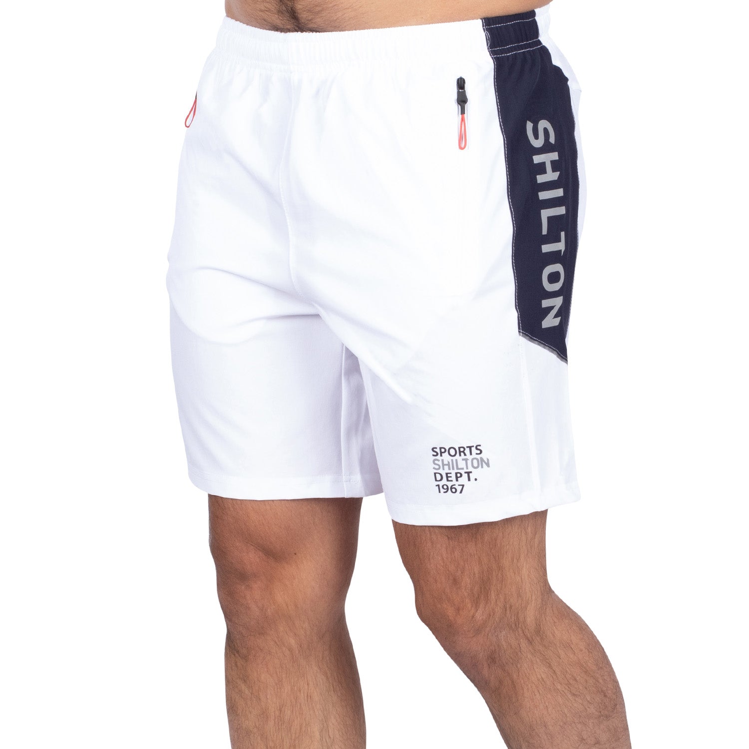 Two-tone sports shorts White - Shilton