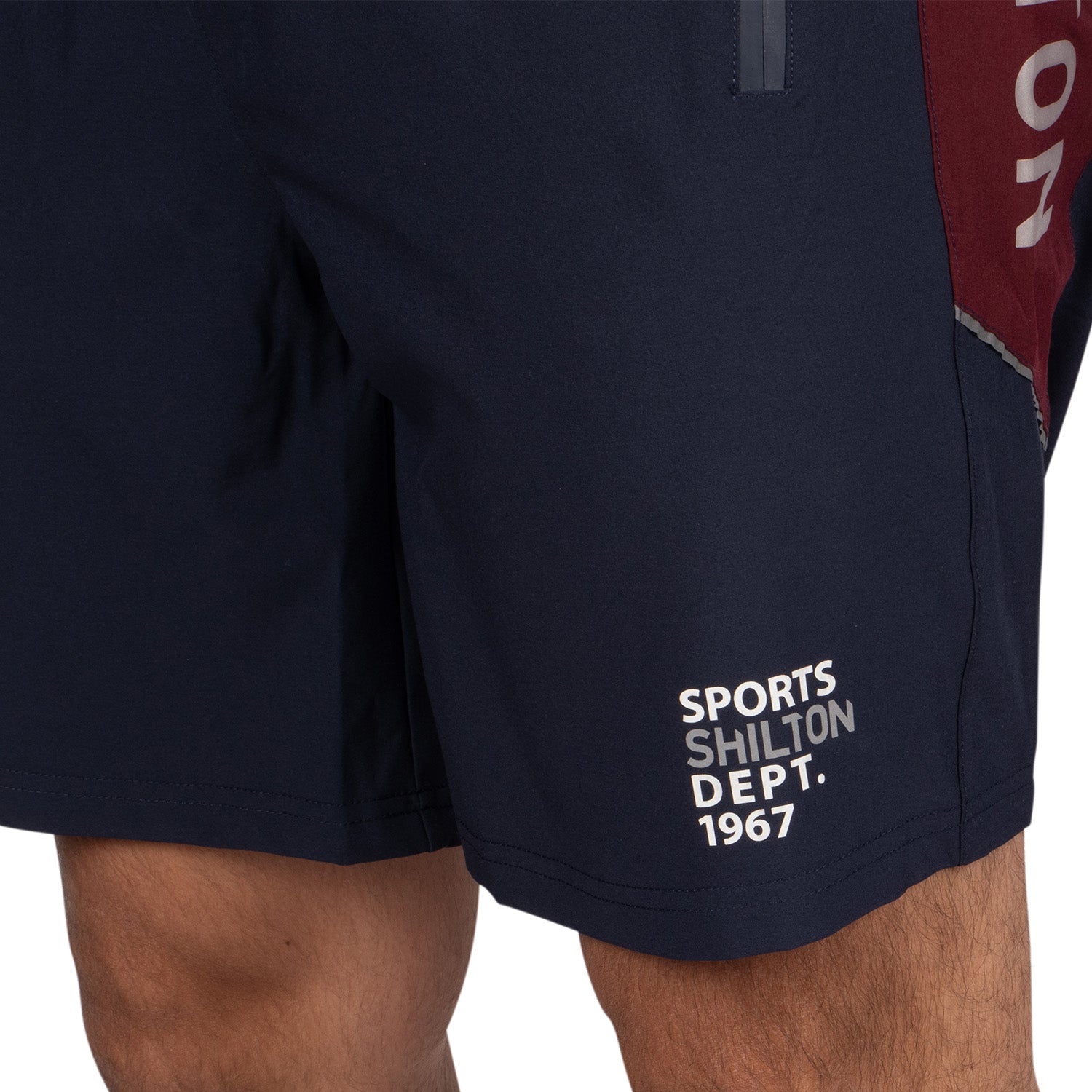Two-tone sports shorts