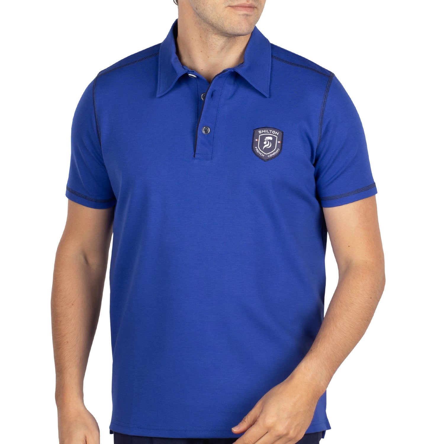 French company thick polo shirt