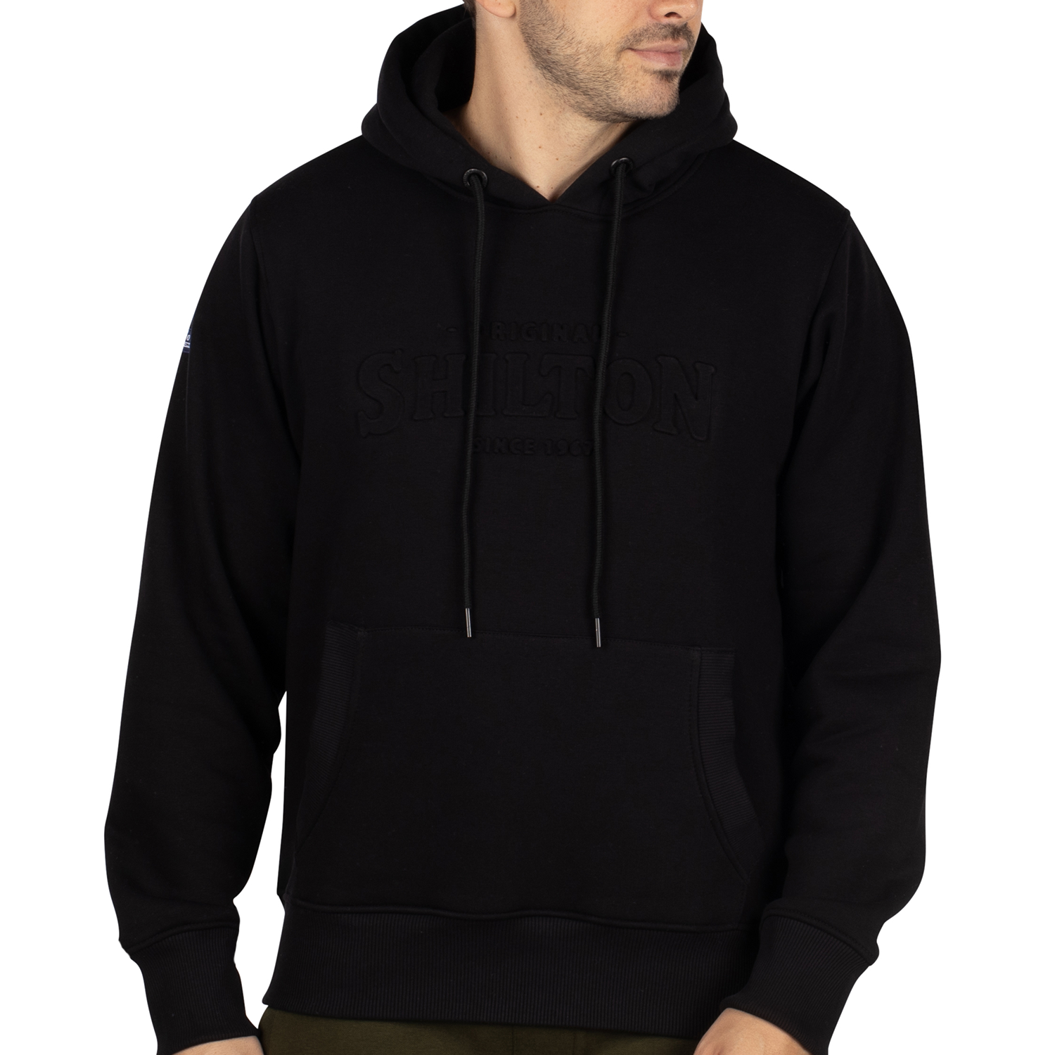 Embossing hoodie