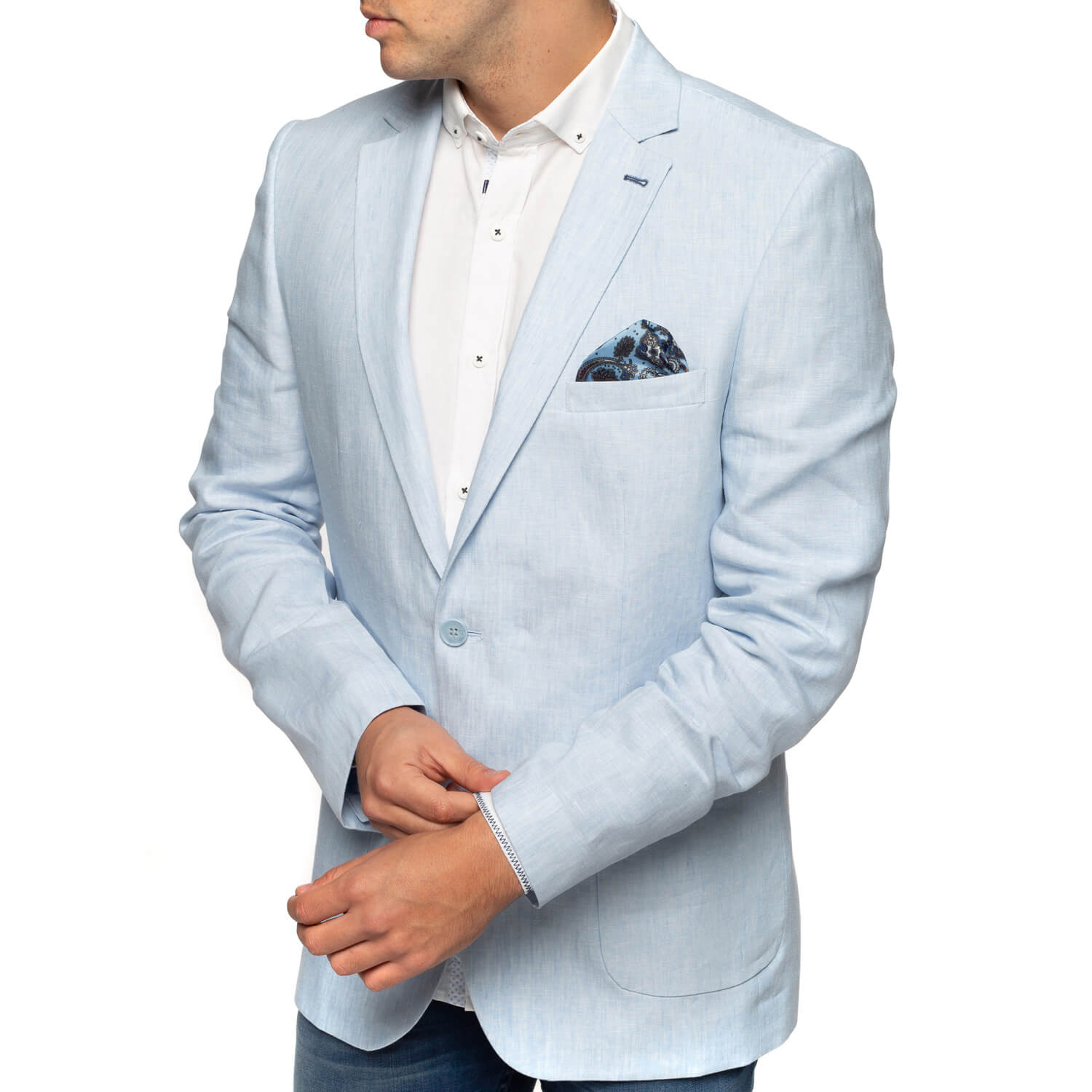 Veste blazer en lin