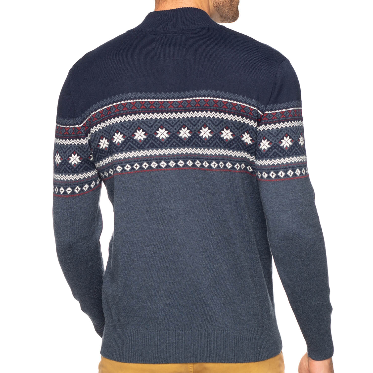 Pull expédition col zippé