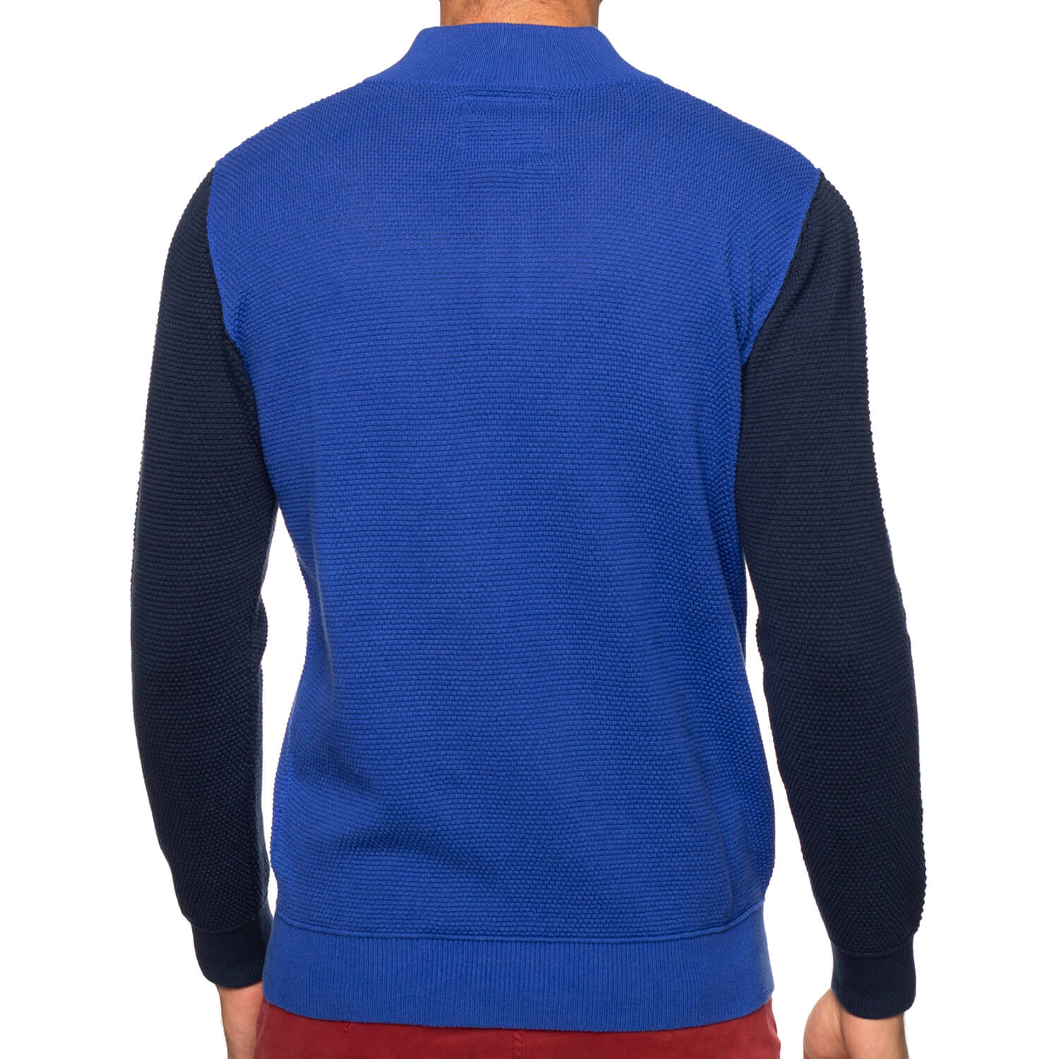 Pull rugby flag Indigo  - vu de dos - Shilton