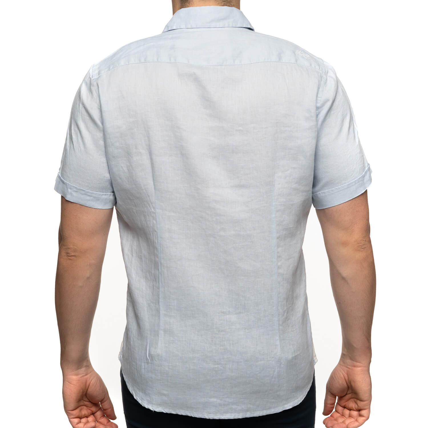 Chemise en lin pocket