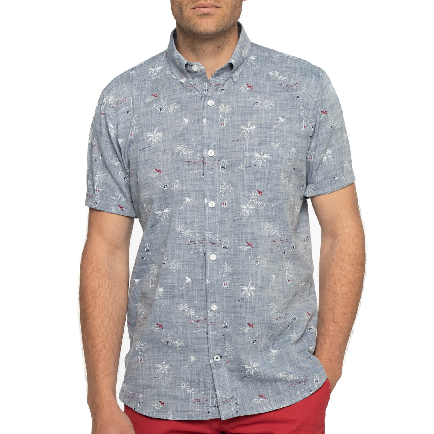 Chemise à fleurs