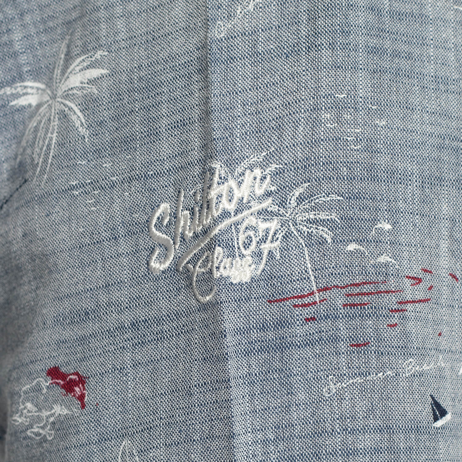 Chemise à fleurs