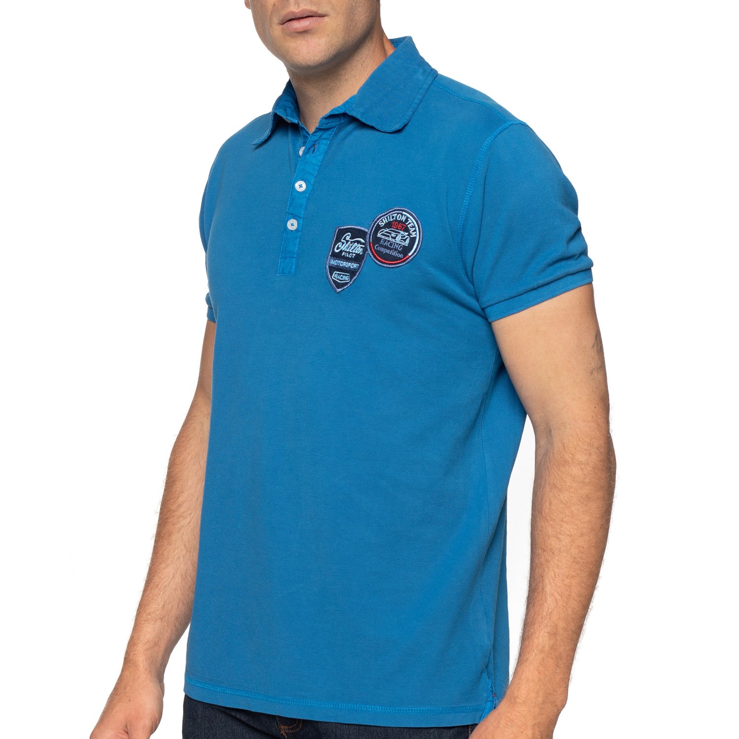 Polo piqué motors Indigo - Shilton