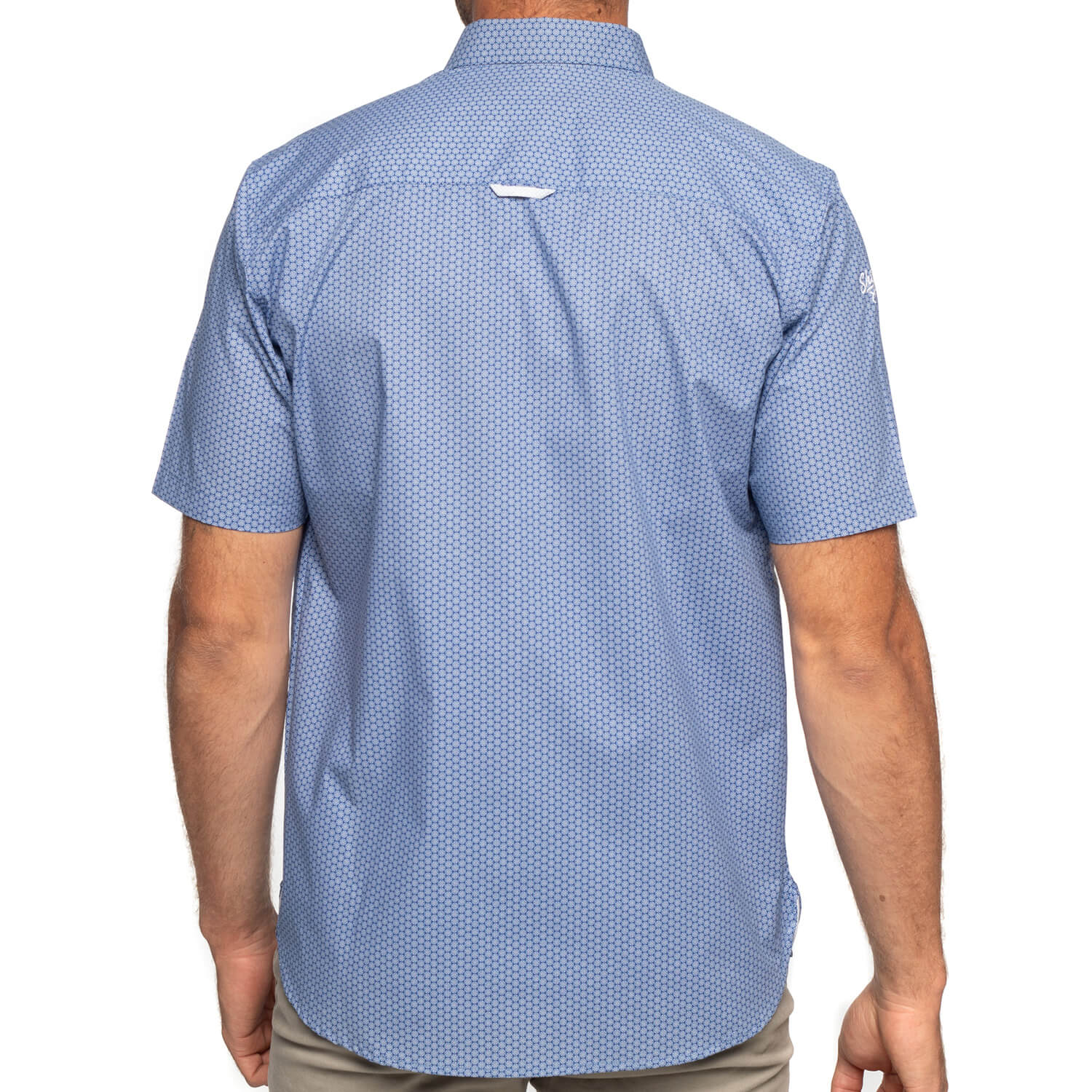 Chemise poche imprimée Blue  - vu de dos - Shilton