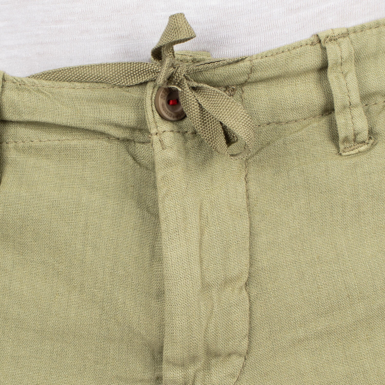 Bermuda lin poches