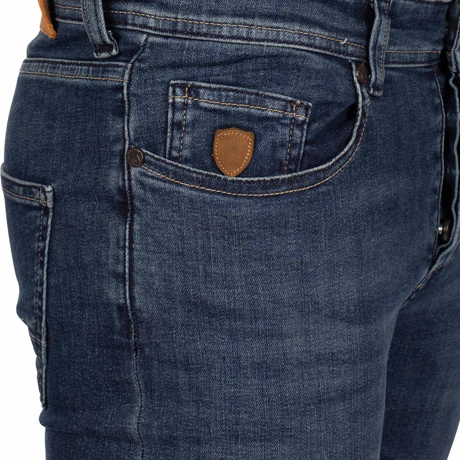 Jeans slim teddy usé