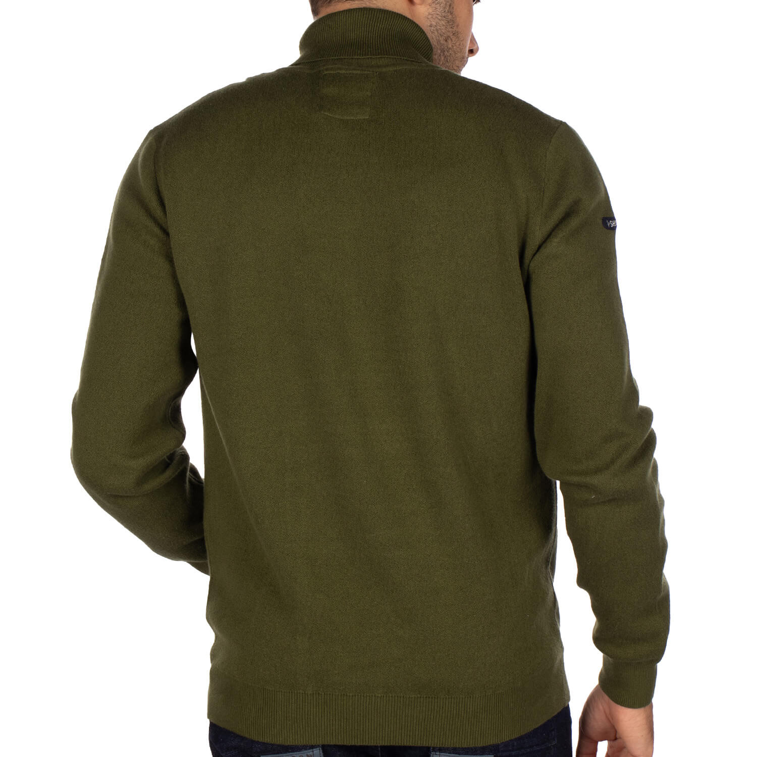 Pull col roulé coq