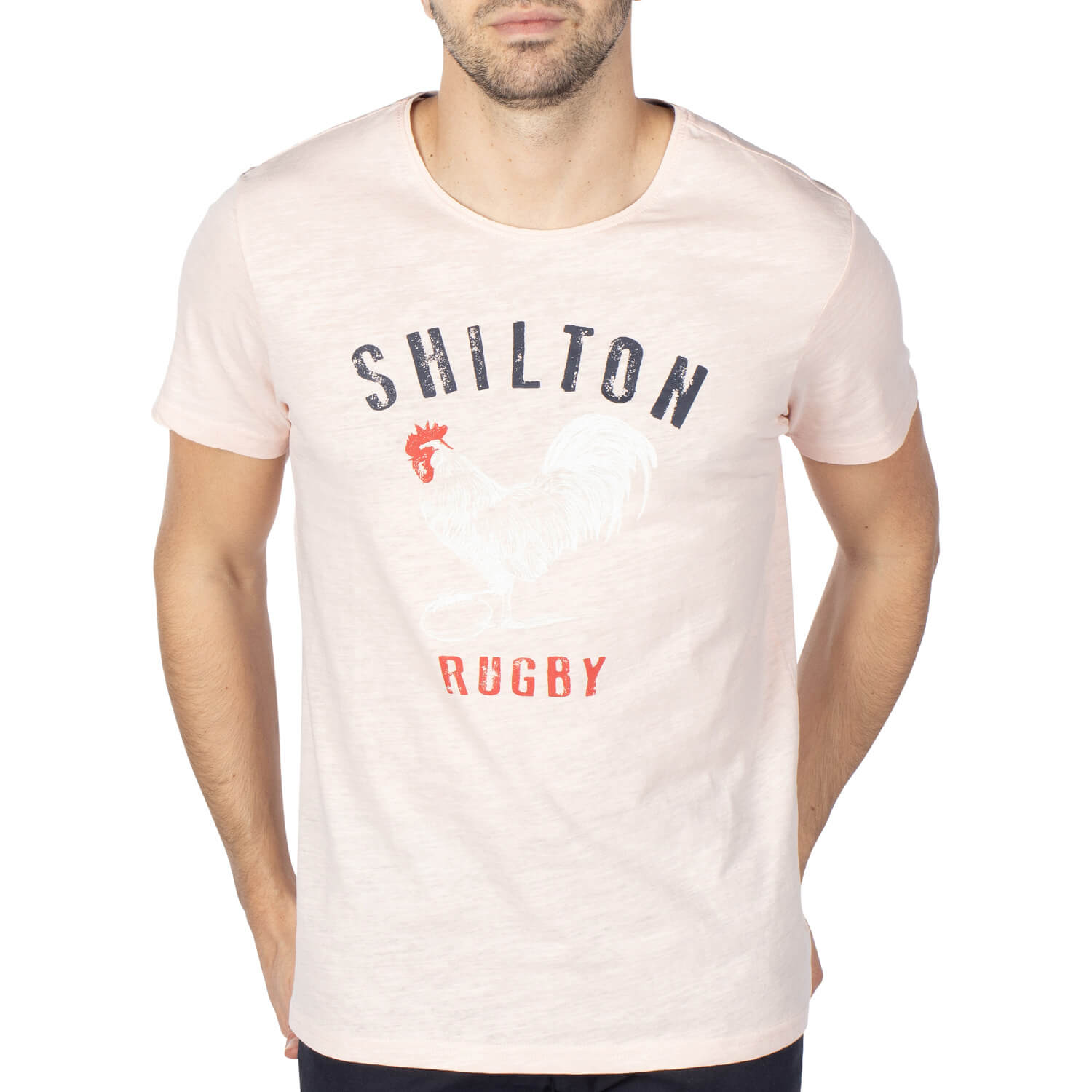 T-shirt rugby slub