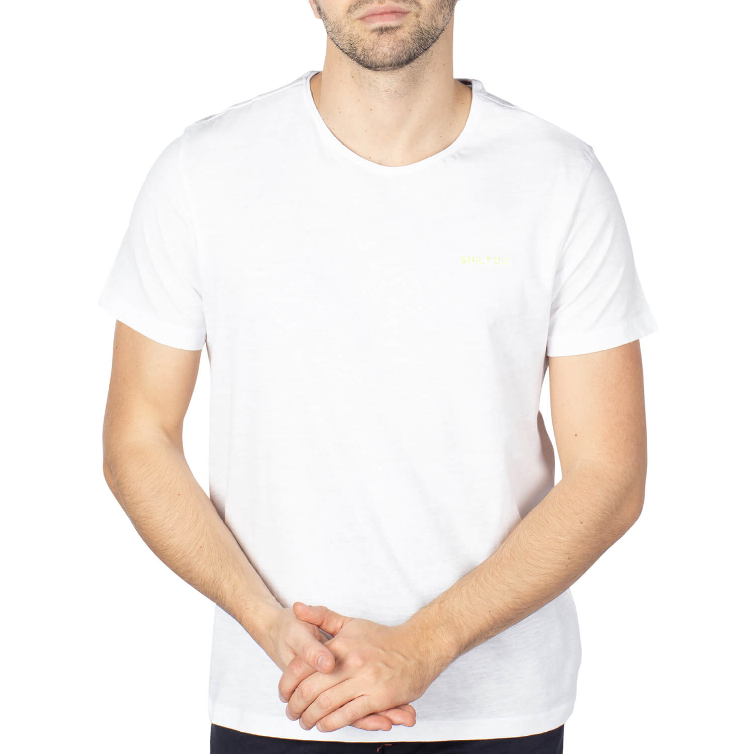 T-shirt fil laine Blanc - Shilton
