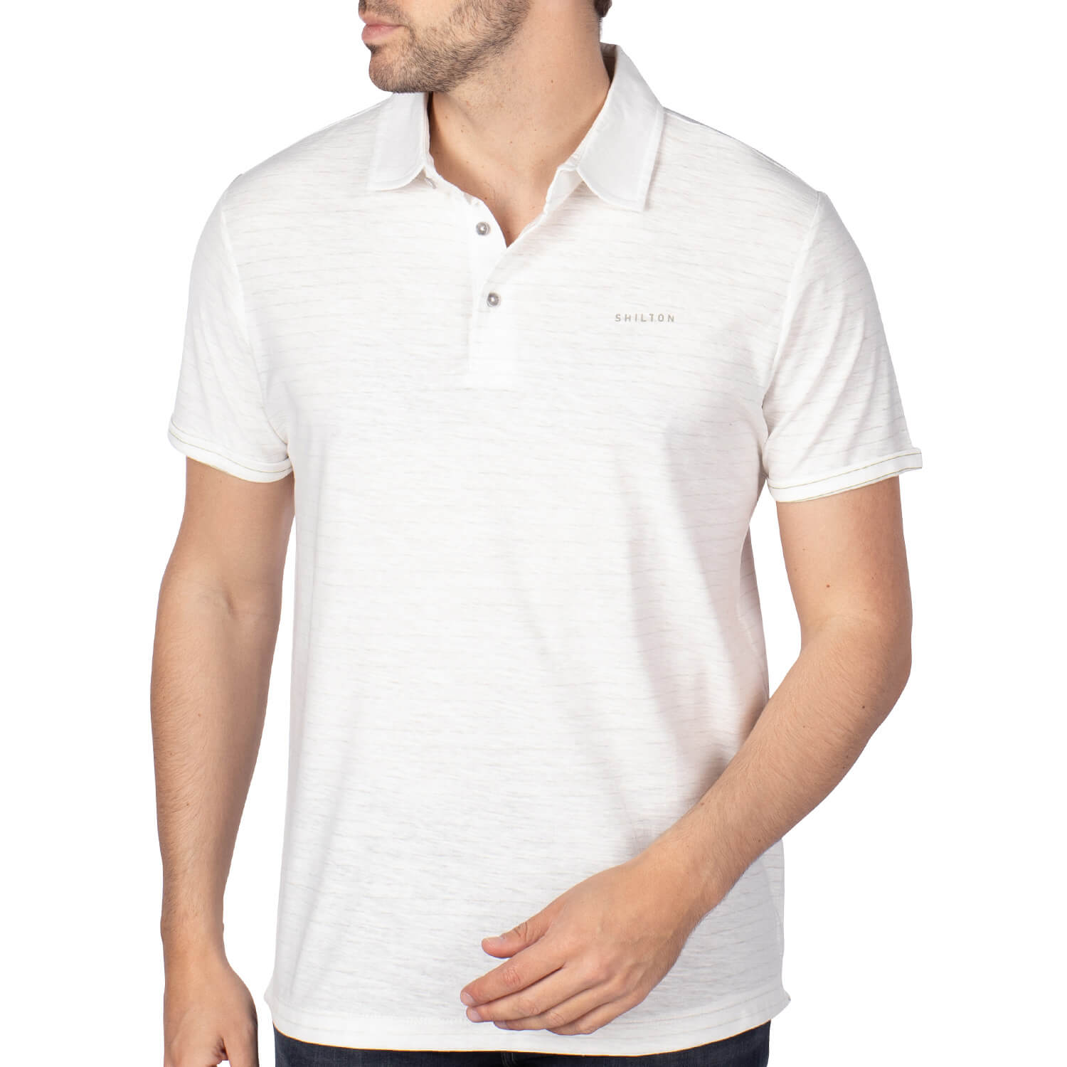 Polo basic rayé