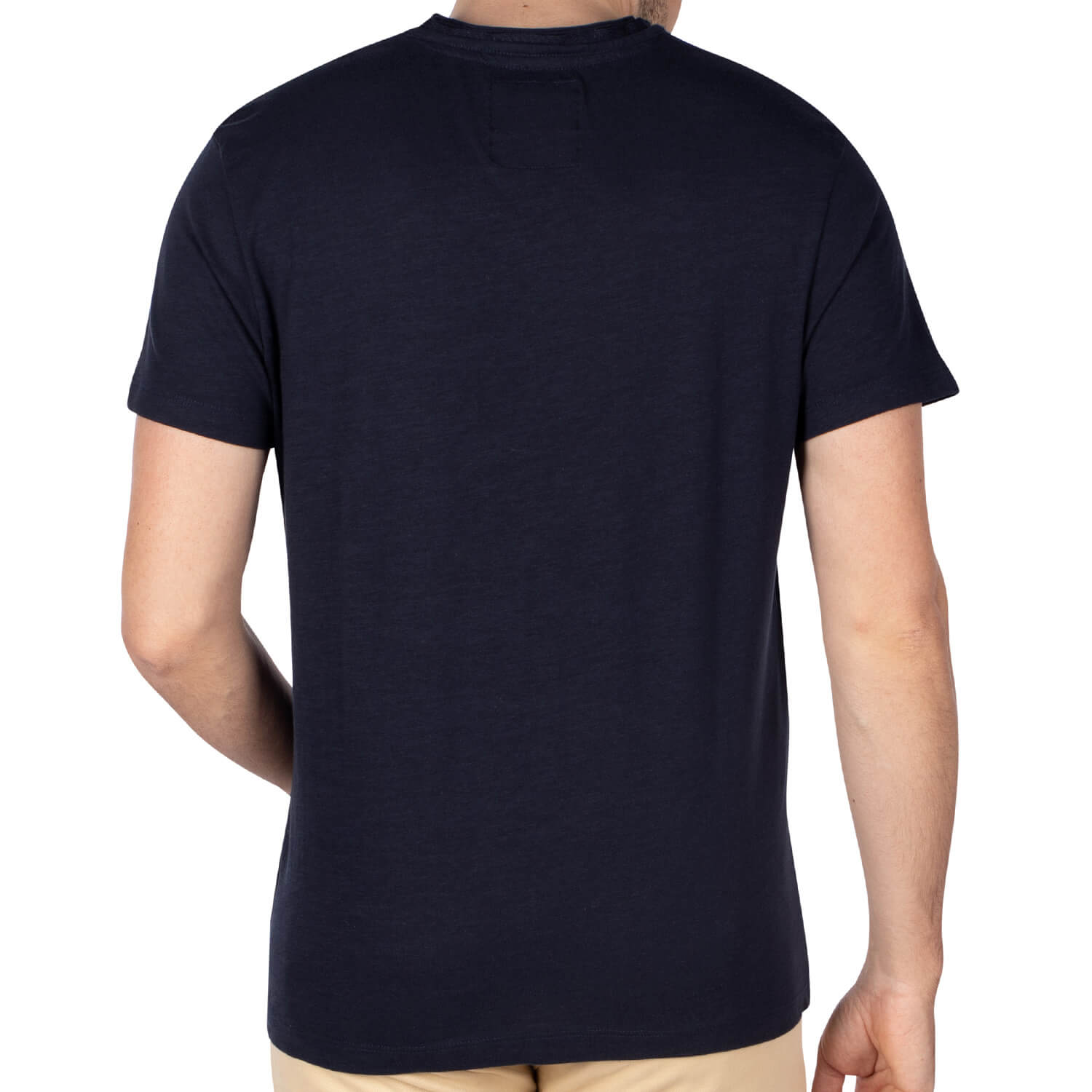 T-shirt col V slub