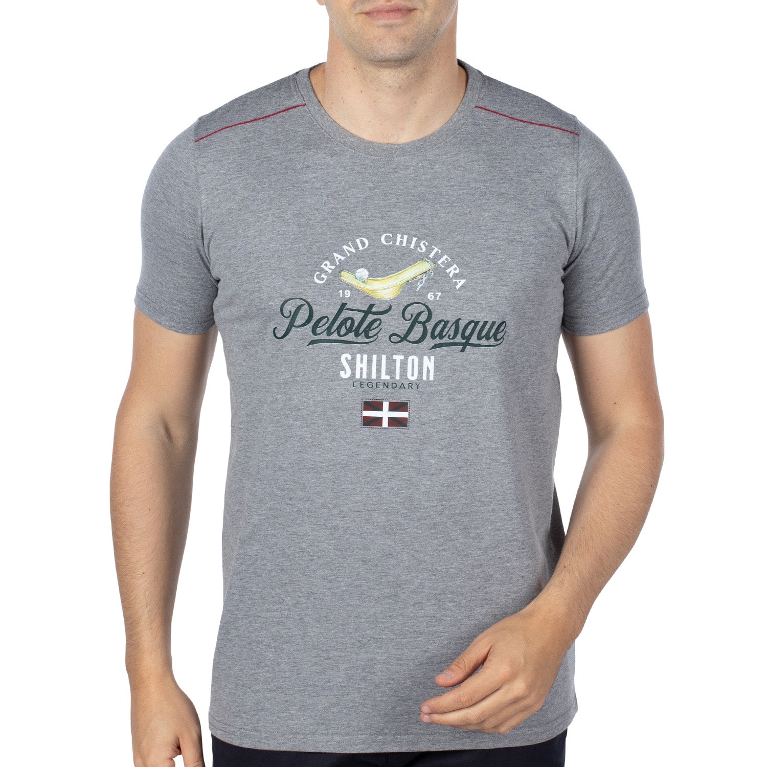 T-shirt pelote basque Gris - Shilton