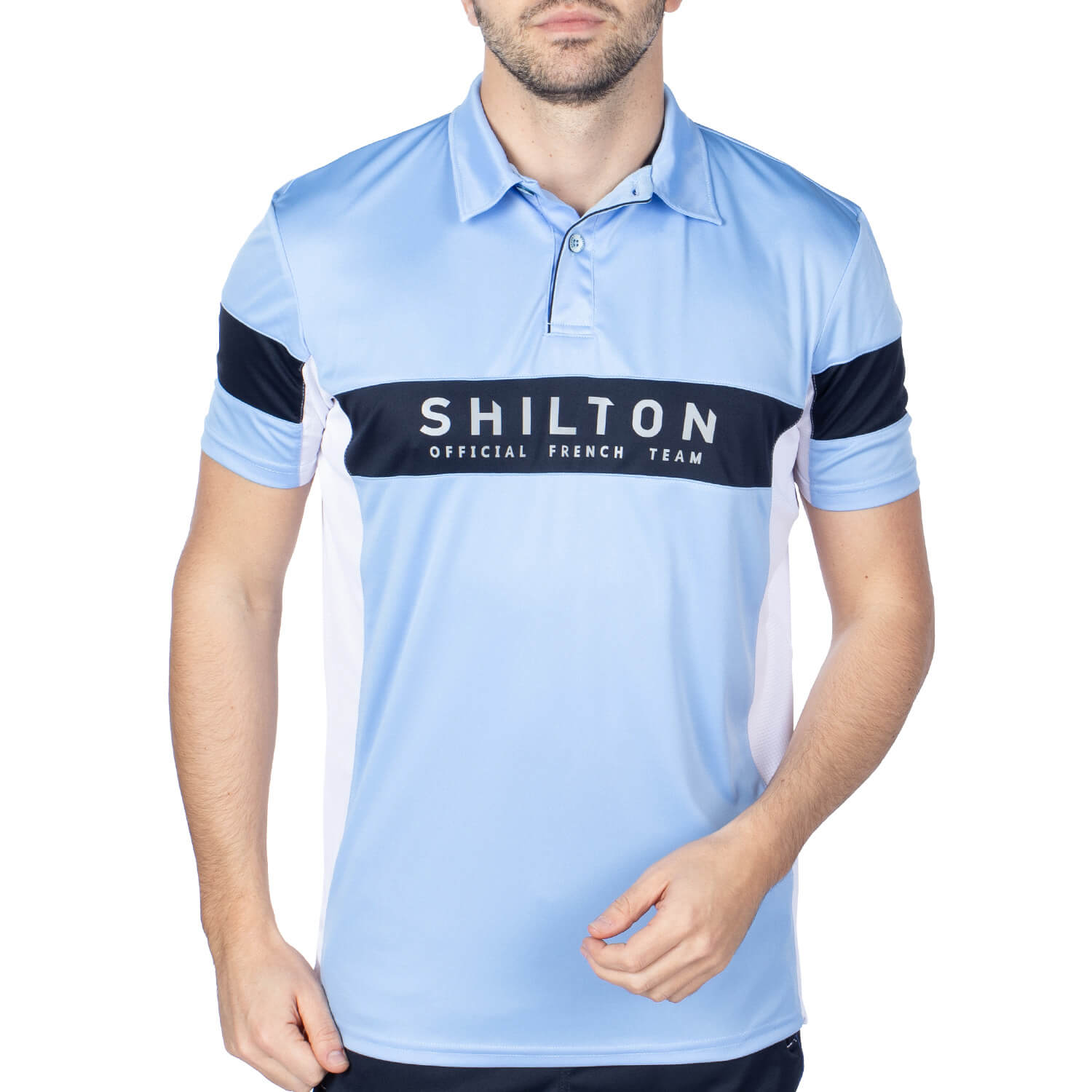 Polo sport french team Ciel X Navy - Shilton