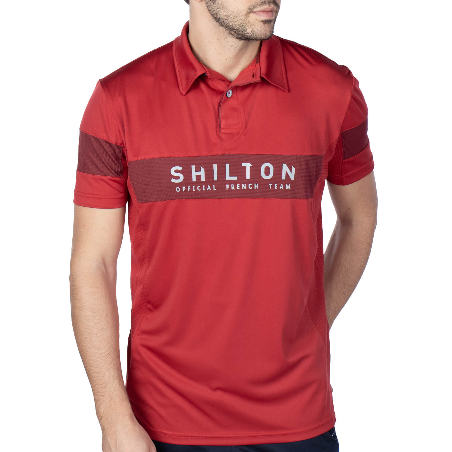 Polo sport french team Rouge X Bordeaux - Shilton