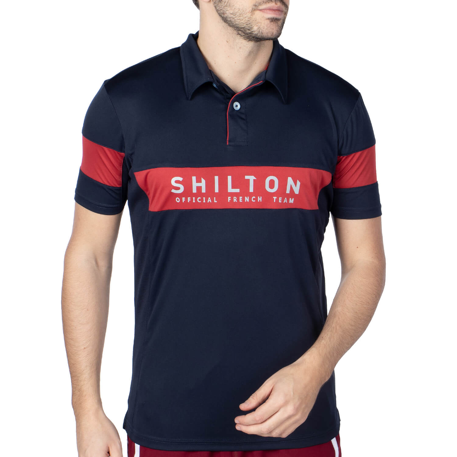 Polo sport french team Navy X Rouge - Shilton