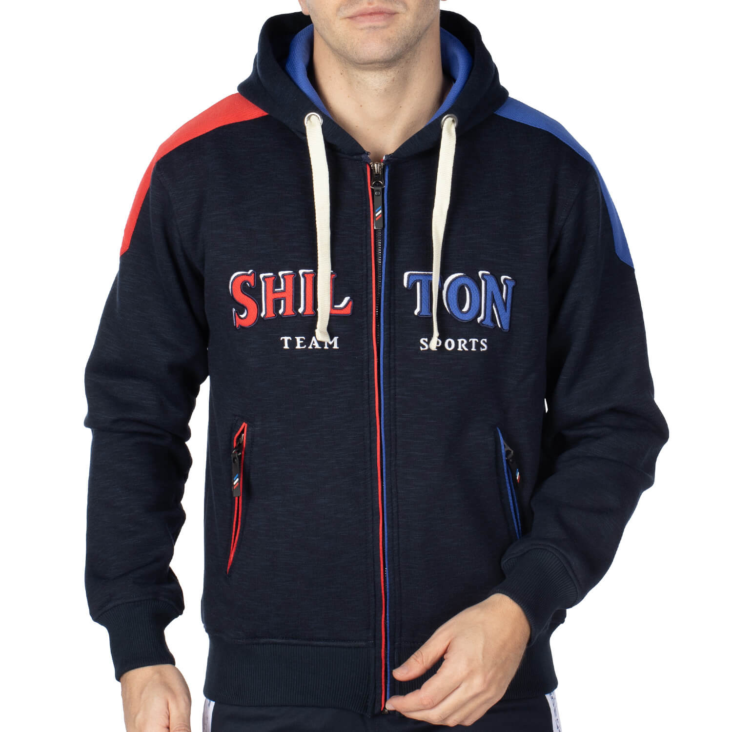 Gilet à capuche team sports Navy - Shilton