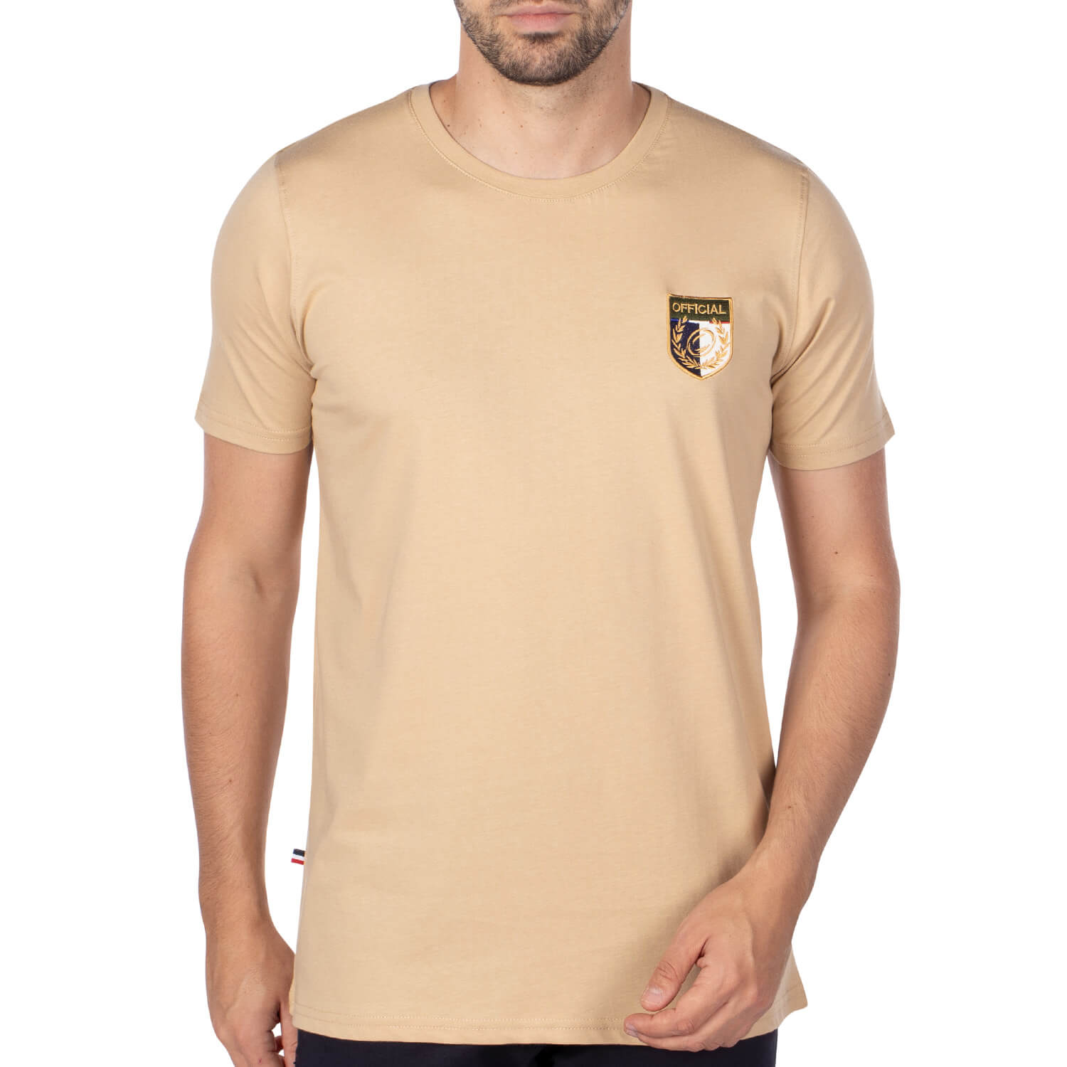 T-shirt rugby nations Beige - Shilton