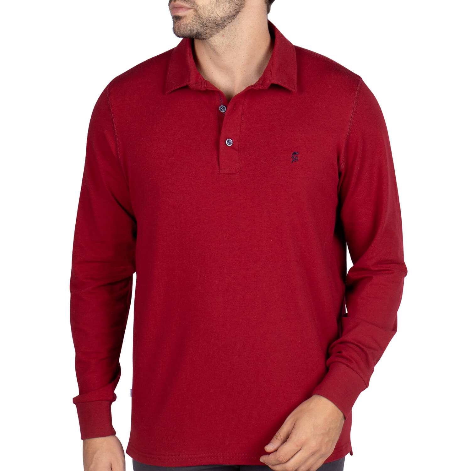 Polo Basic Ml Rouge