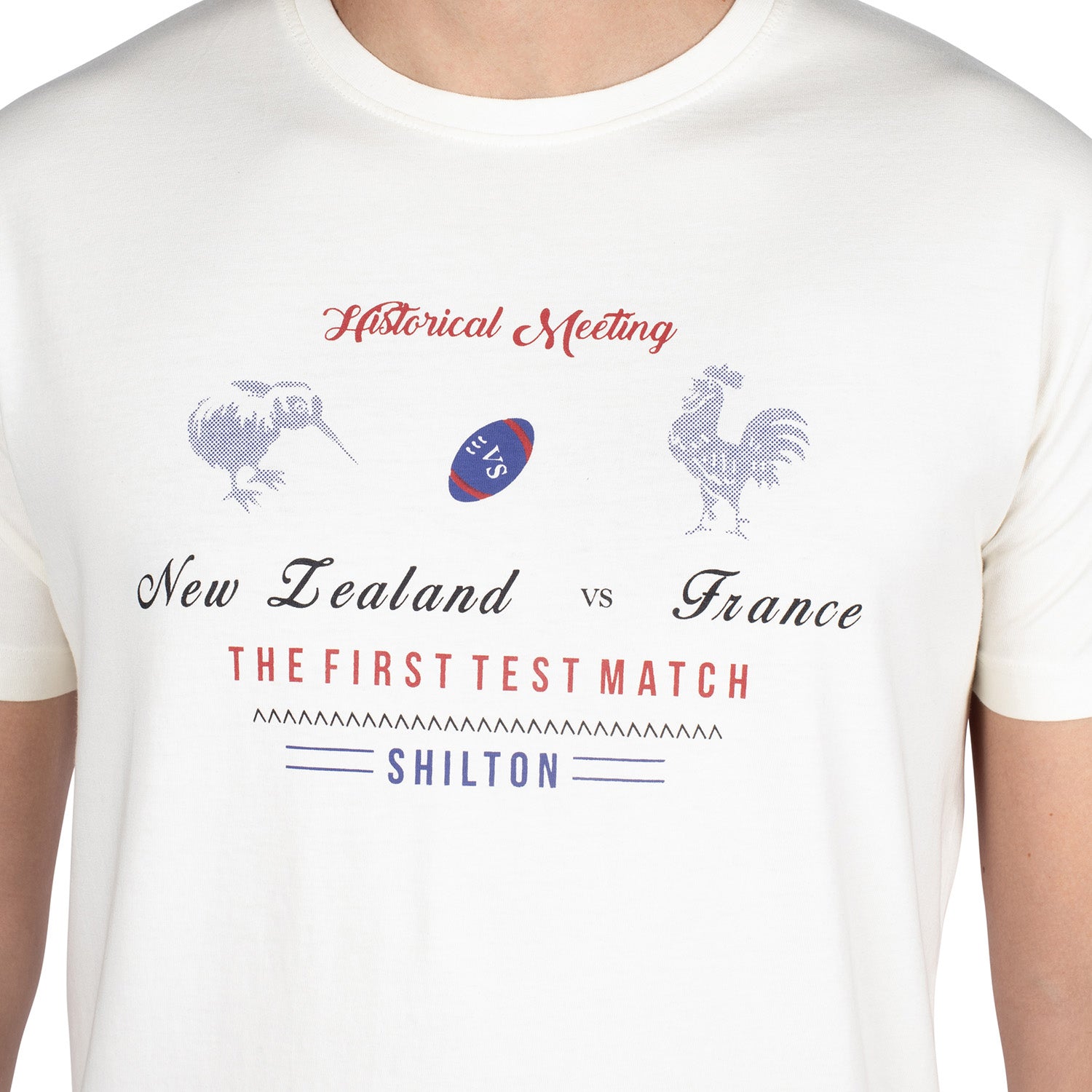 T Shirt Rugby Nzl Aus Blanc