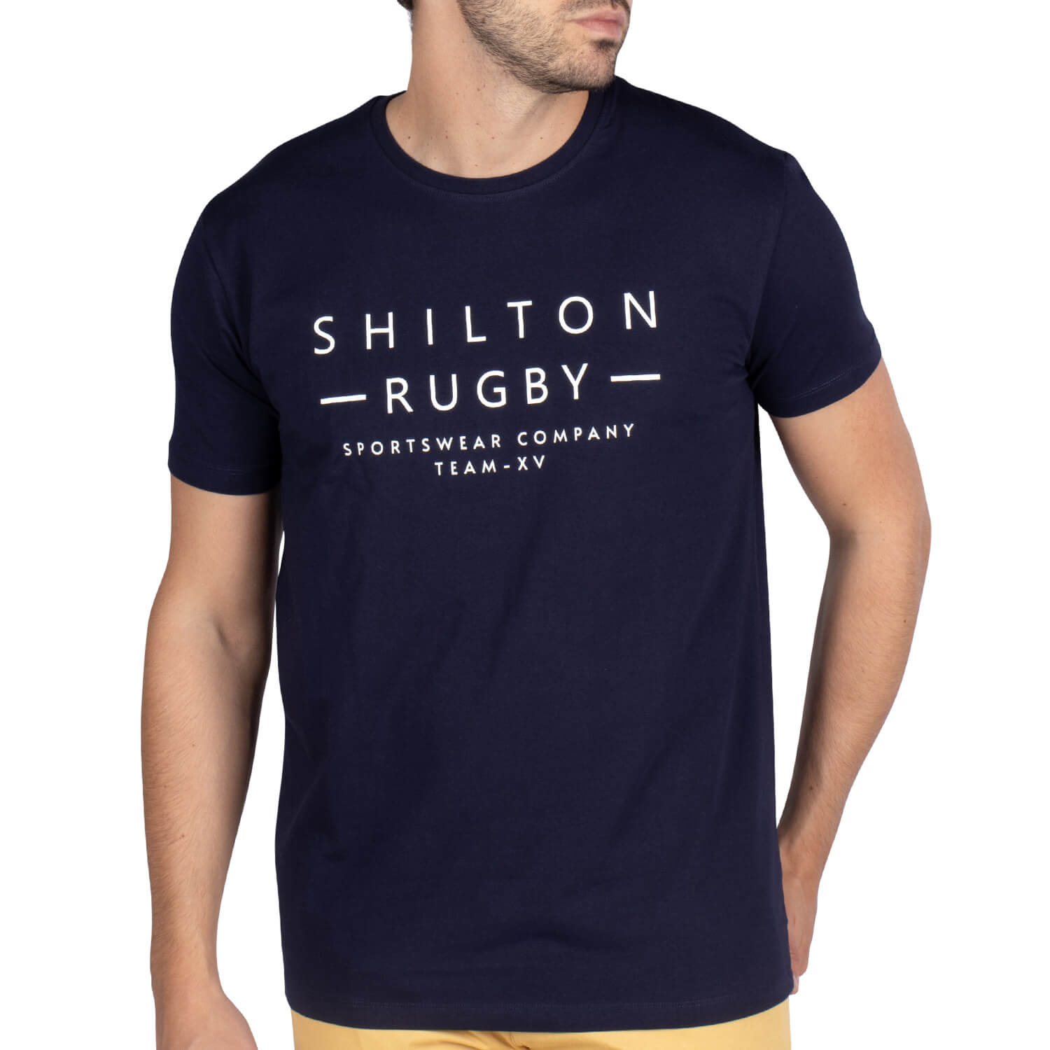 T Shirt Rugby Team Xv Navy
