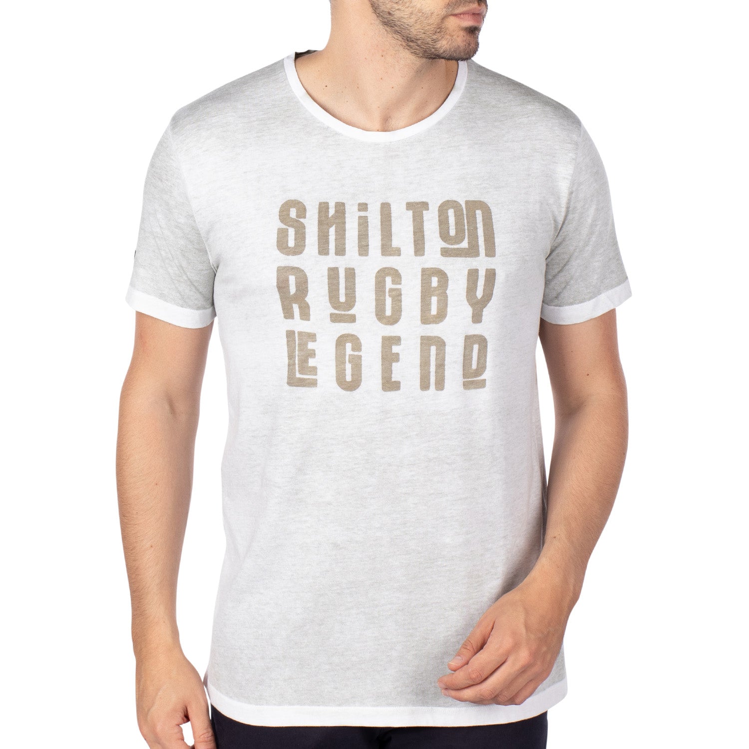 T Shirt Vintage Rugby Kaki