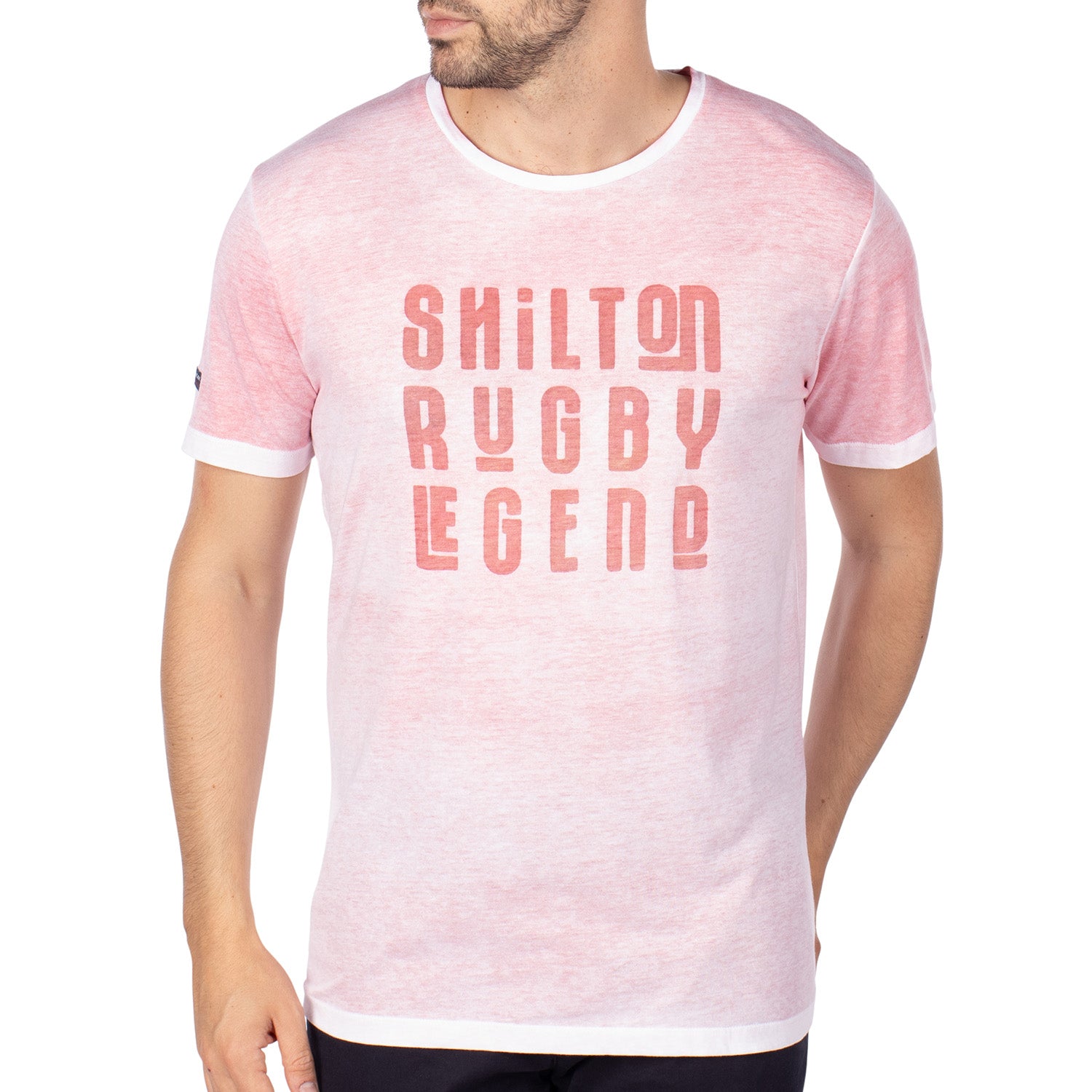 T Shirt Vintage Rugby Rouge