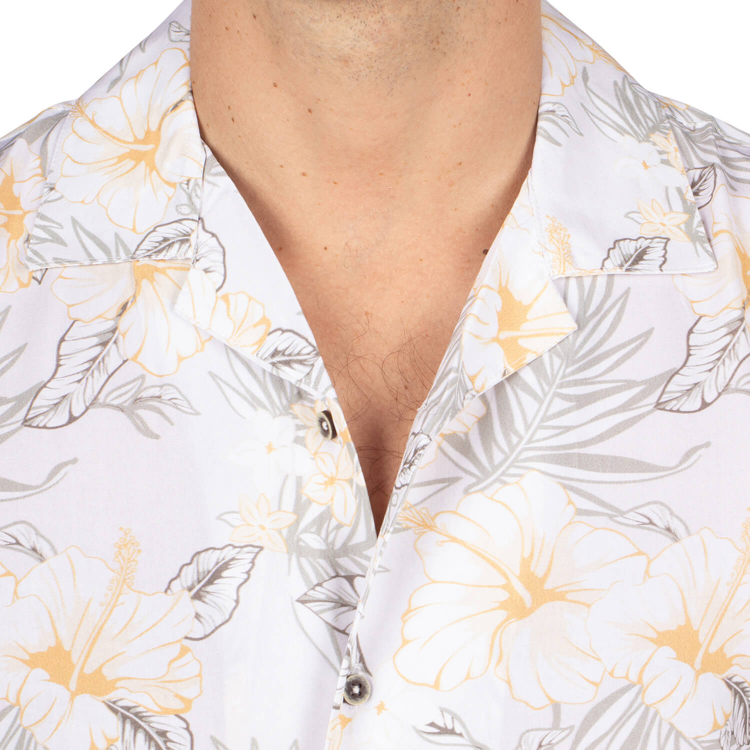 Chemise Mc Flower Blanc