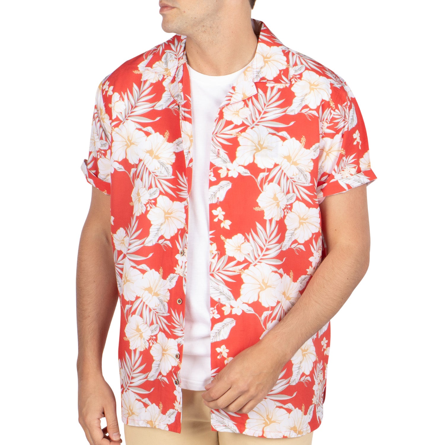 Chemise Mc Flower Rouge