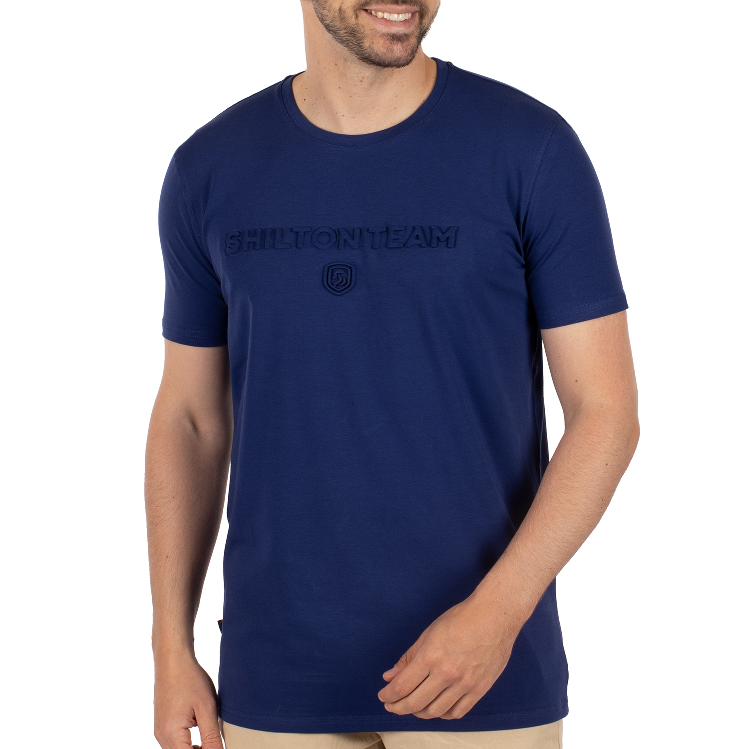 T-shirt embossing celadon