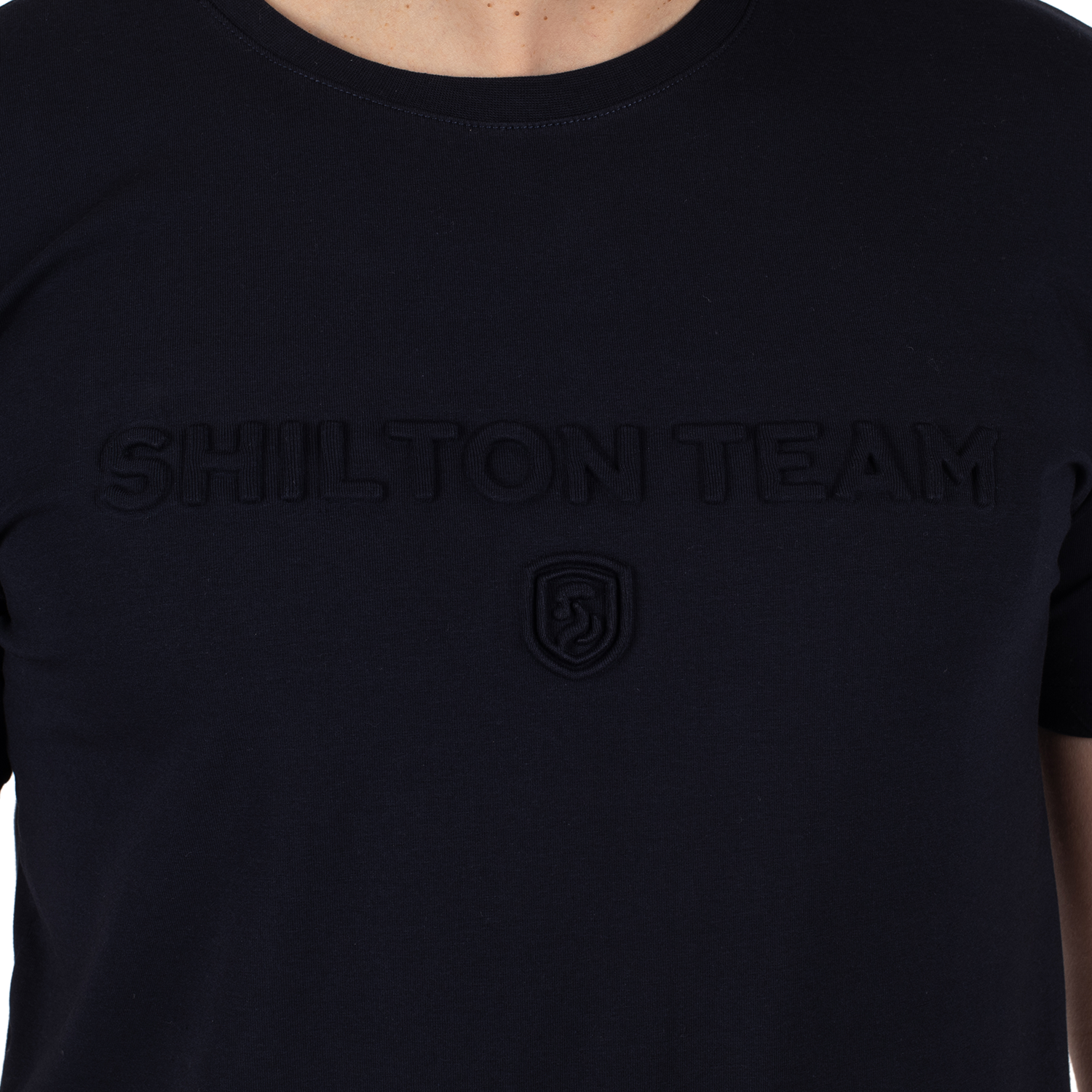 T-shirt embossing celadon